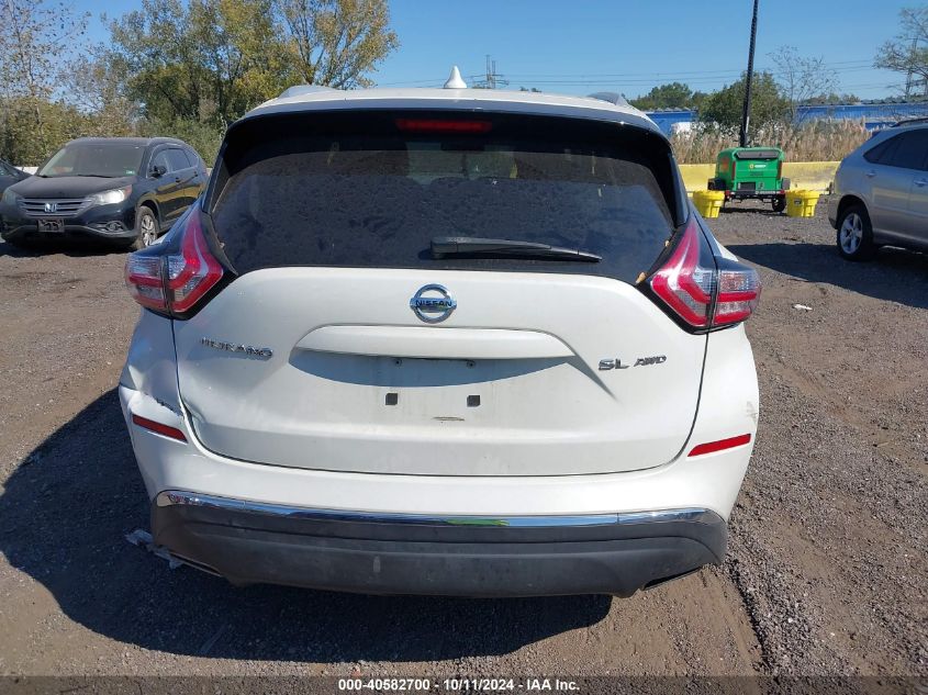 5N1AZ2MHXJN180528 2018 Nissan Murano Sl