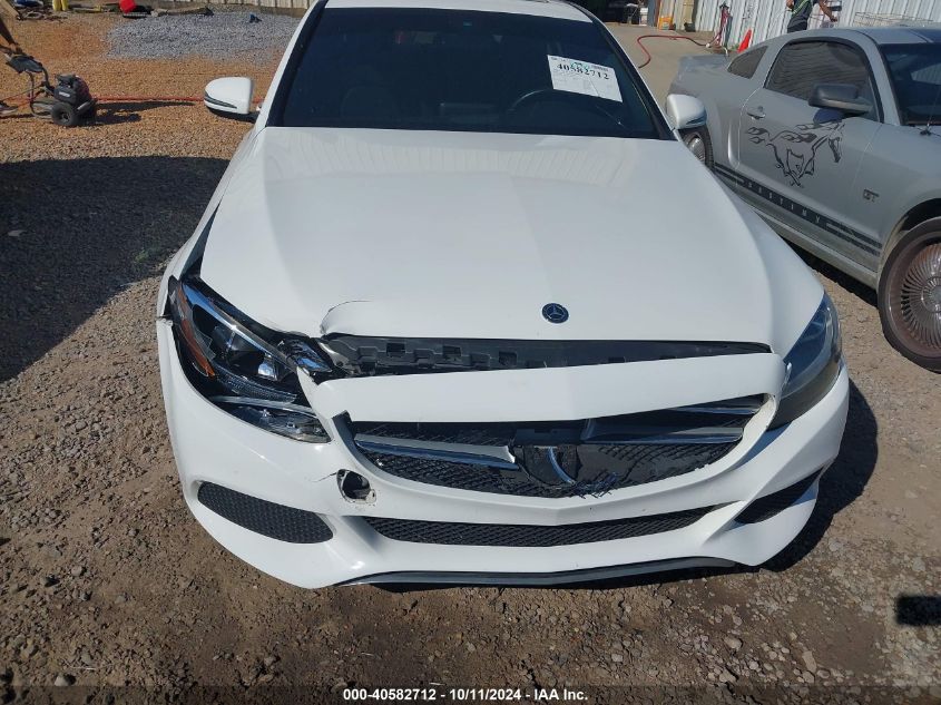 2018 Mercedes-Benz C 300 VIN: 55SWF4JB5JU262078 Lot: 40582712