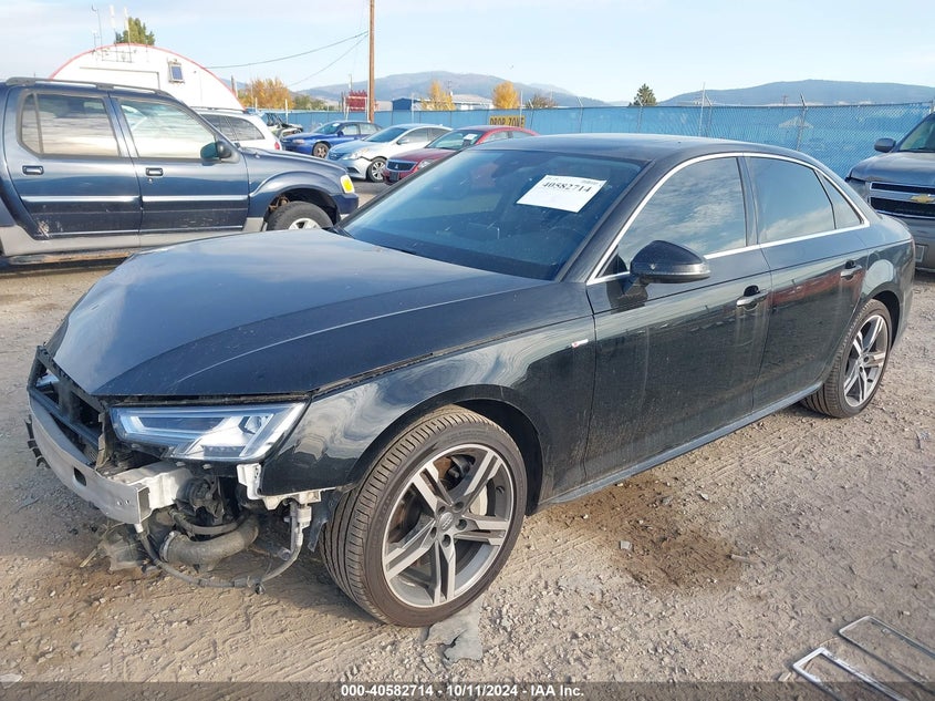 2018 AUDI A4 2.0T PREMIUM/2.0T TECH PREMIUM - WAUENAF43JA183572