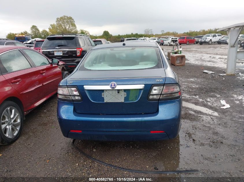 2010 Saab 9-3 VIN: YS3FA4CY3A1609197 Lot: 40582765