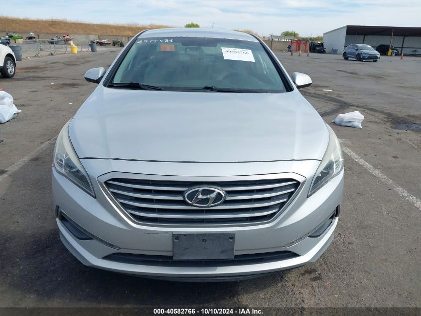 2015 HYUNDAI SONATA SE - 5NPE24AFXFH009875