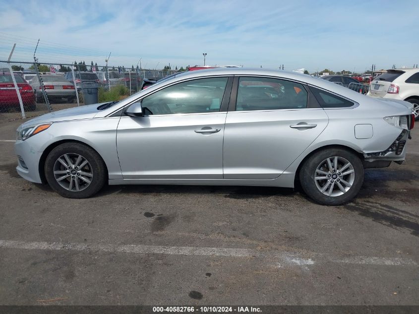 2015 HYUNDAI SONATA SE - 5NPE24AFXFH009875