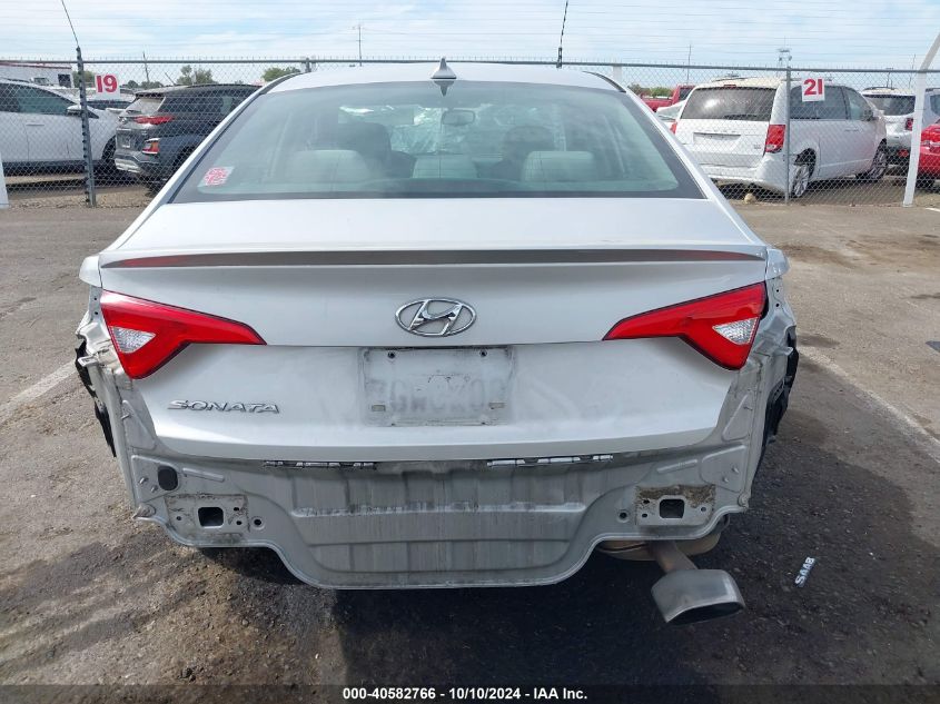 2015 Hyundai Sonata Se VIN: 5NPE24AFXFH009875 Lot: 40582766