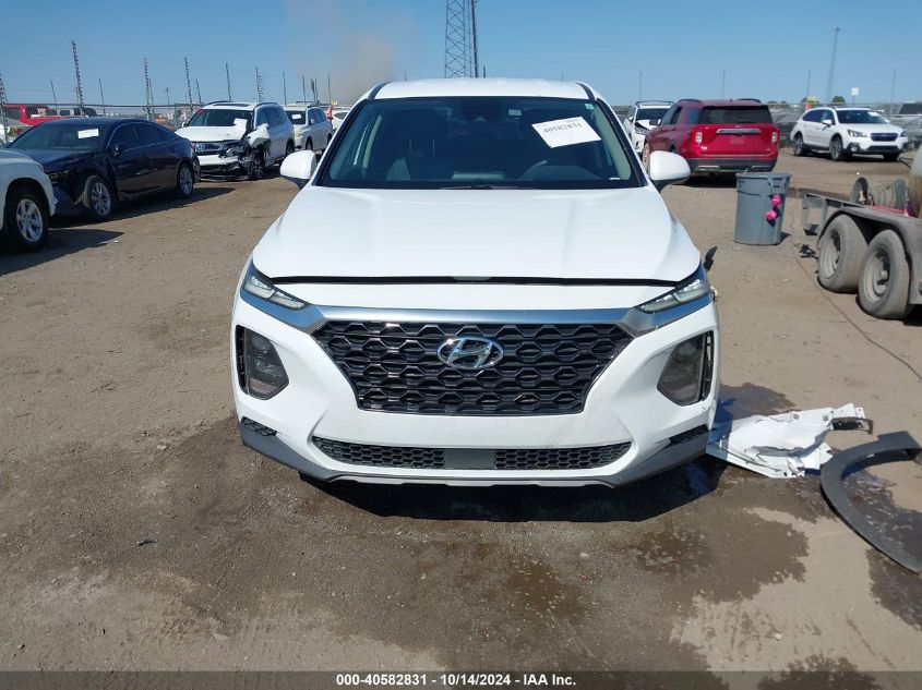 2019 Hyundai Santa Fe Se VIN: 5NMS23AD2KH053968 Lot: 40582831