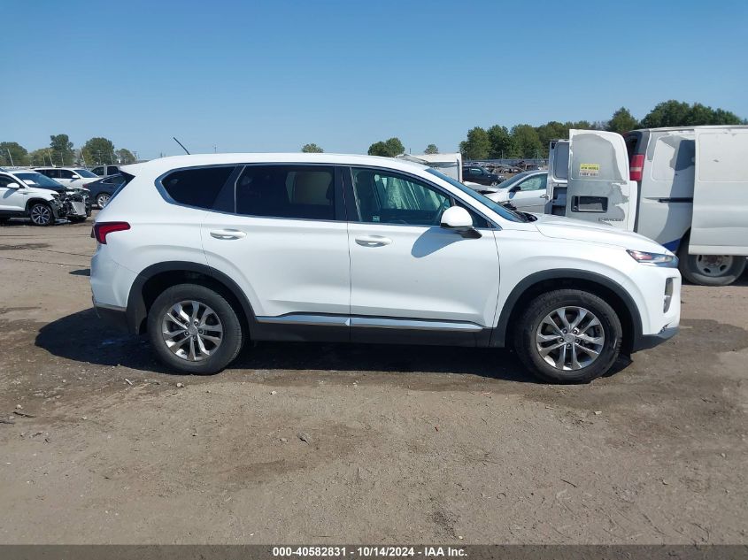 2019 Hyundai Santa Fe Se VIN: 5NMS23AD2KH053968 Lot: 40582831