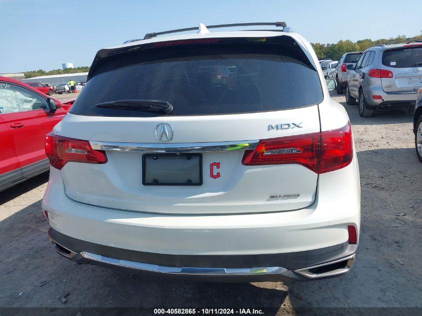 2019 Acura Mdx Standard VIN: 5J8YD4H38KL001865 Lot: 40582865