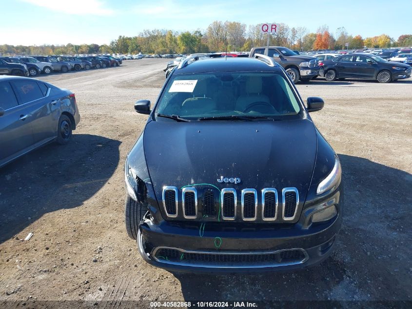 2016 Jeep Cherokee Limited VIN: 1C4PJLDS5GW114592 Lot: 40582868