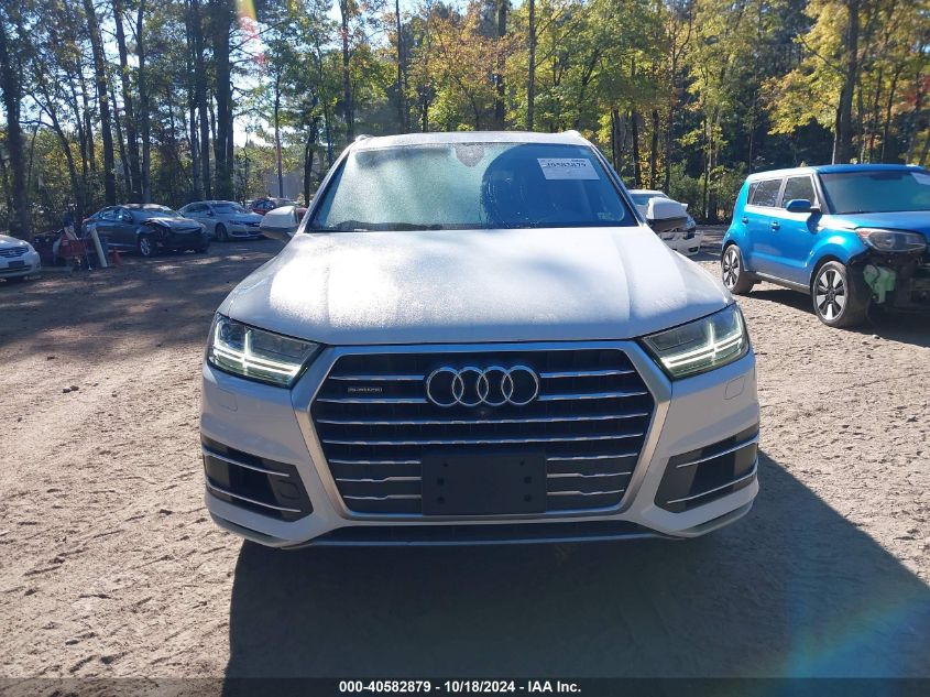 2018 Audi Q7 3.0T Premium VIN: WA1LAAF72JD004138 Lot: 40582879