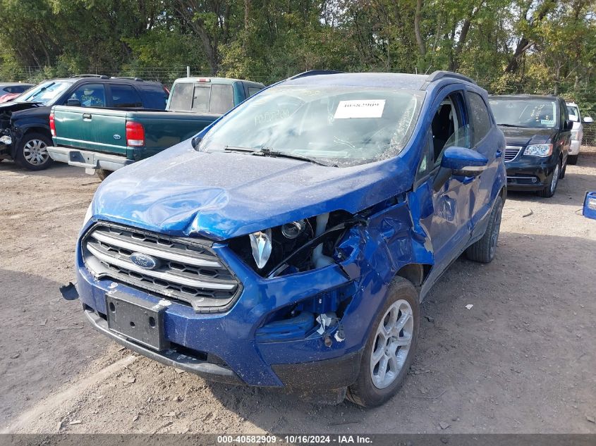 2019 Ford Ecosport Se VIN: MAJ6S3GL2KC289329 Lot: 40582909