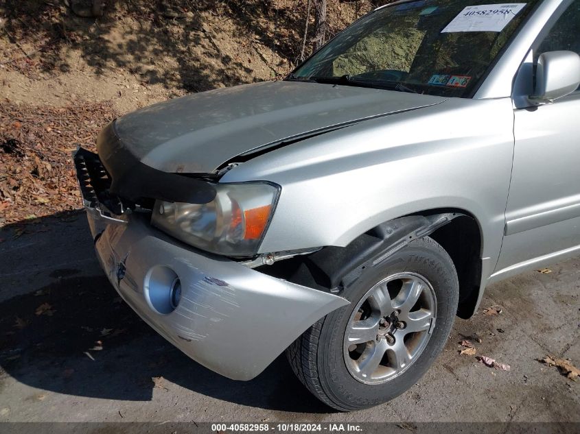 2004 Toyota Highlander V6 VIN: JTEDP21AX40029961 Lot: 40582958