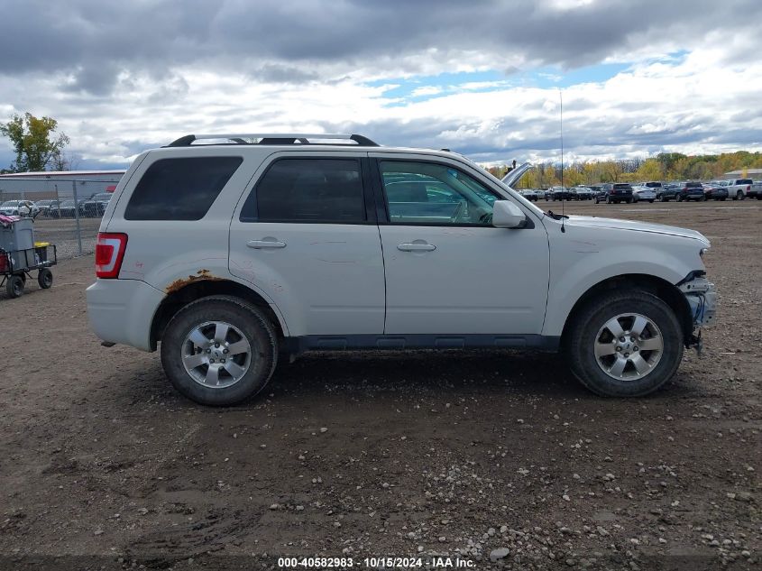 2012 Ford Escape Limited VIN: 1FMCU0E74CKA63968 Lot: 40582983