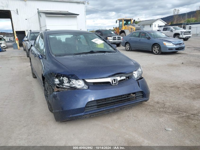 2008 Honda Civic Lx VIN: 1HGFA165X8L051114 Lot: 40582992