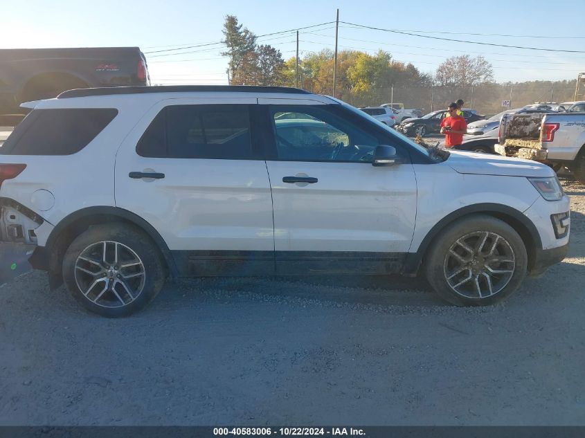 2016 Ford Explorer Sport VIN: 1FM5K8GT2GGC10191 Lot: 40583006