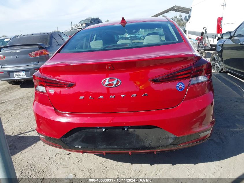 2019 Hyundai Elantra Sel VIN: KMHD84LF8KU737052 Lot: 40583031