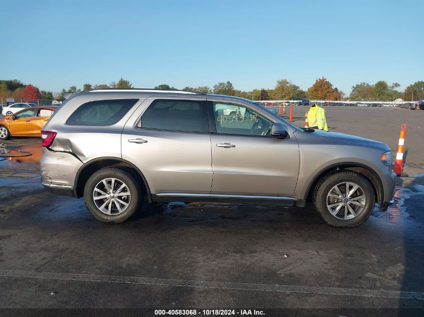 2016 Dodge Durango Limited VIN: 1C4RDJDG5GC460143 Lot: 40583068