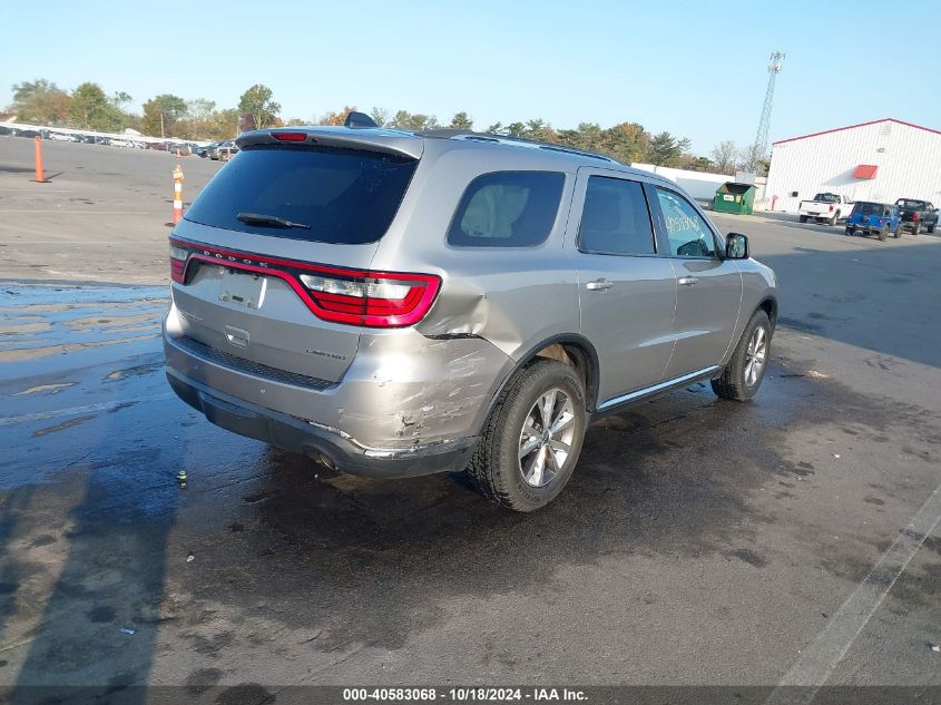 2016 Dodge Durango Limited VIN: 1C4RDJDG5GC460143 Lot: 40583068