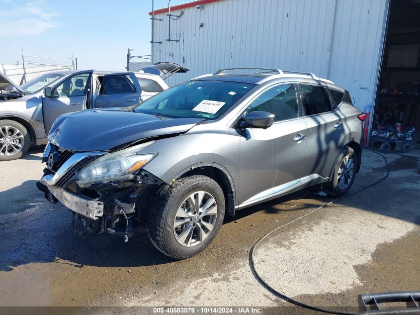 VIN 5N1AZ2MH1FN281433 2015 Nissan Murano, SL no.2