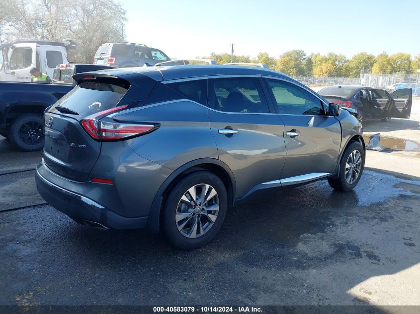 VIN 5N1AZ2MH1FN281433 2015 Nissan Murano, SL no.4