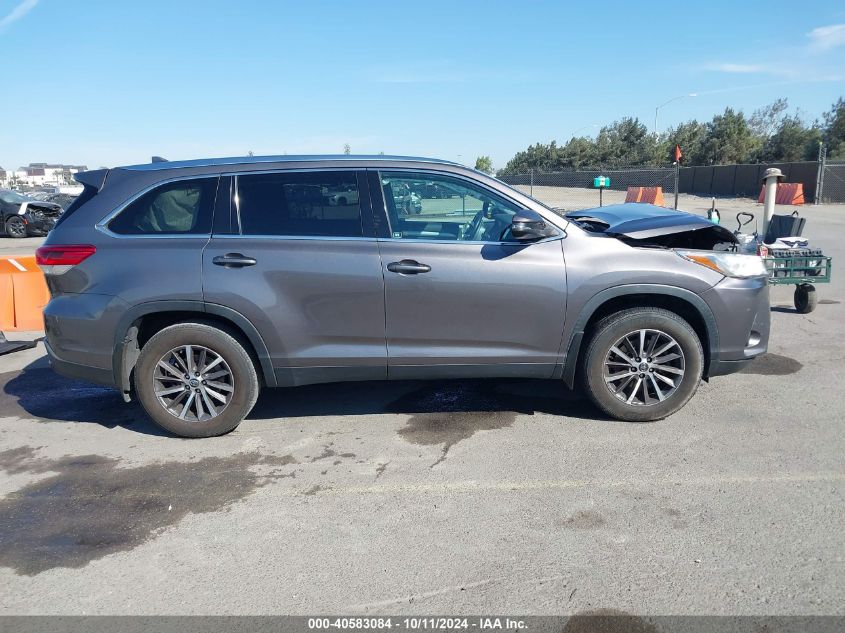 2019 Toyota Highlander Xle VIN: 5TDKZRFH8KS323034 Lot: 40583084