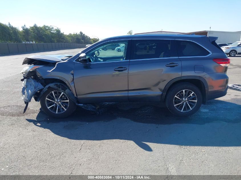 2019 Toyota Highlander Xle VIN: 5TDKZRFH8KS323034 Lot: 40583084