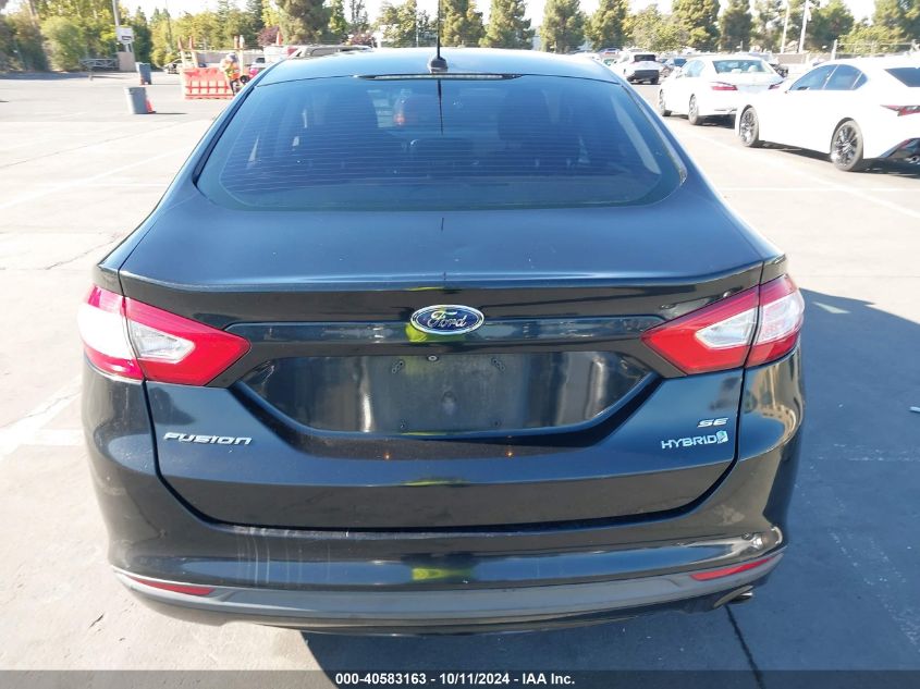 3FA6P0LU9FR294551 2015 Ford Fusion Hybrid Se