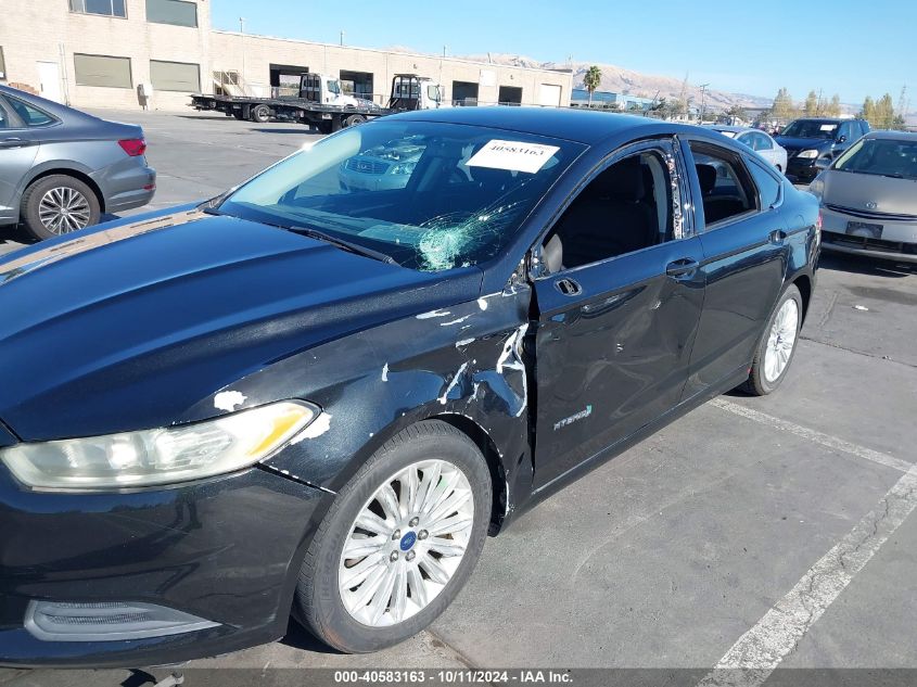 3FA6P0LU9FR294551 2015 Ford Fusion Hybrid Se