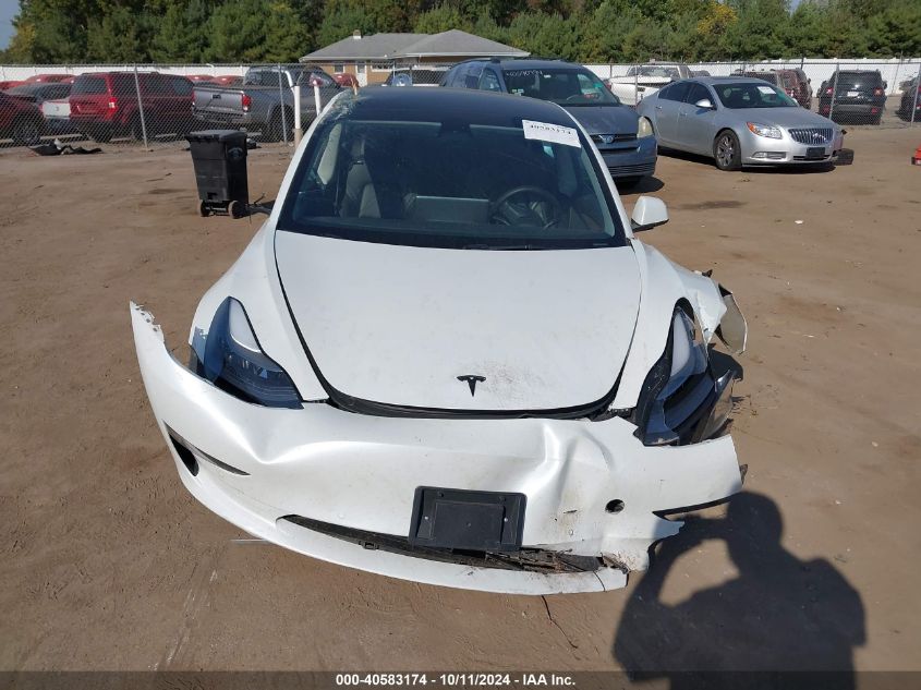 2022 Tesla Model 3 Rear-Wheel Drive VIN: 5YJ3E1EAXNF185687 Lot: 40583174