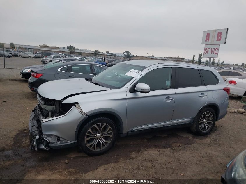 2016 Mitsubishi Outlander Se VIN: JA4AD3A30GZ016878 Lot: 40583262