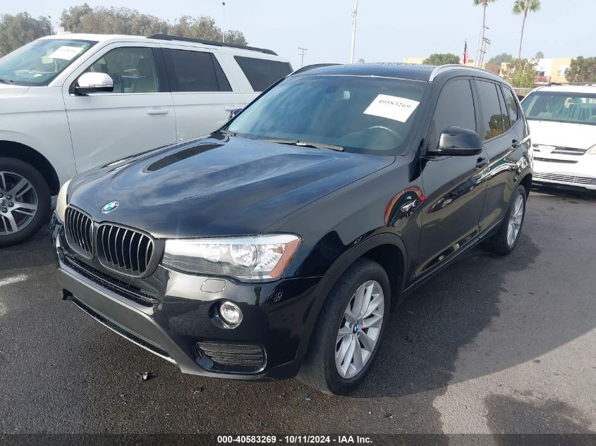 2017 BMW X3 Sdrive28I VIN: 5UXWZ7C36H0V93114 Lot: 40583269