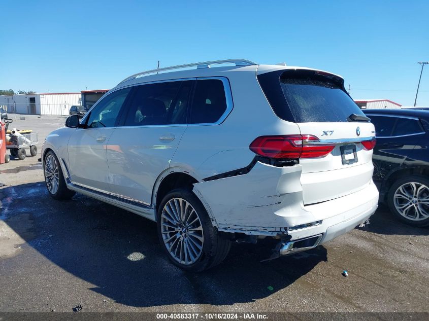 2021 BMW X7 xDrive40I VIN: 5UXCW2C01M9E80118 Lot: 40583317