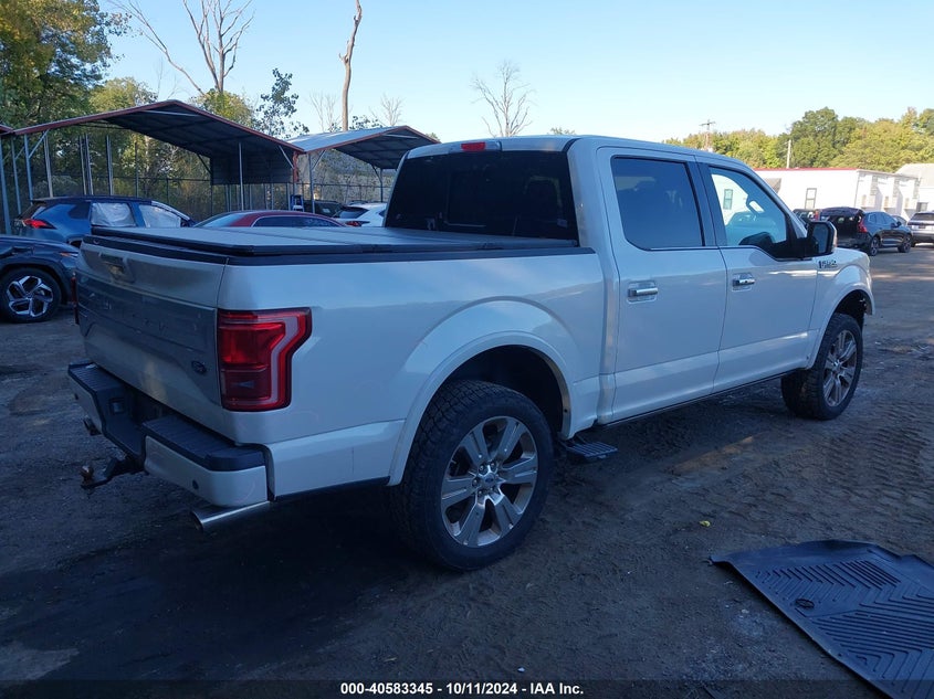2017 FORD F-150 VIN: 1FTEW1EG1HFC31255