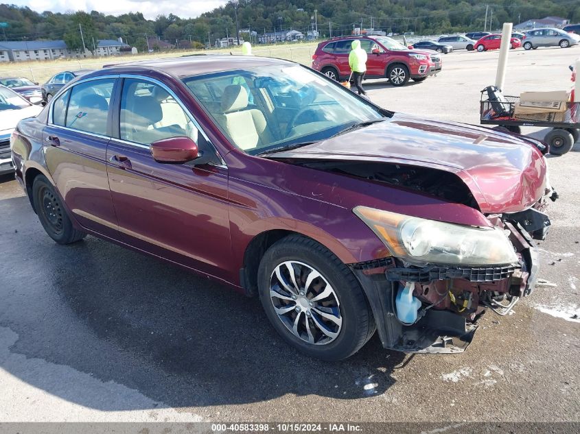 2009 Honda Accord 2.4 Lx VIN: 1HGCP26359A052416 Lot: 40583398