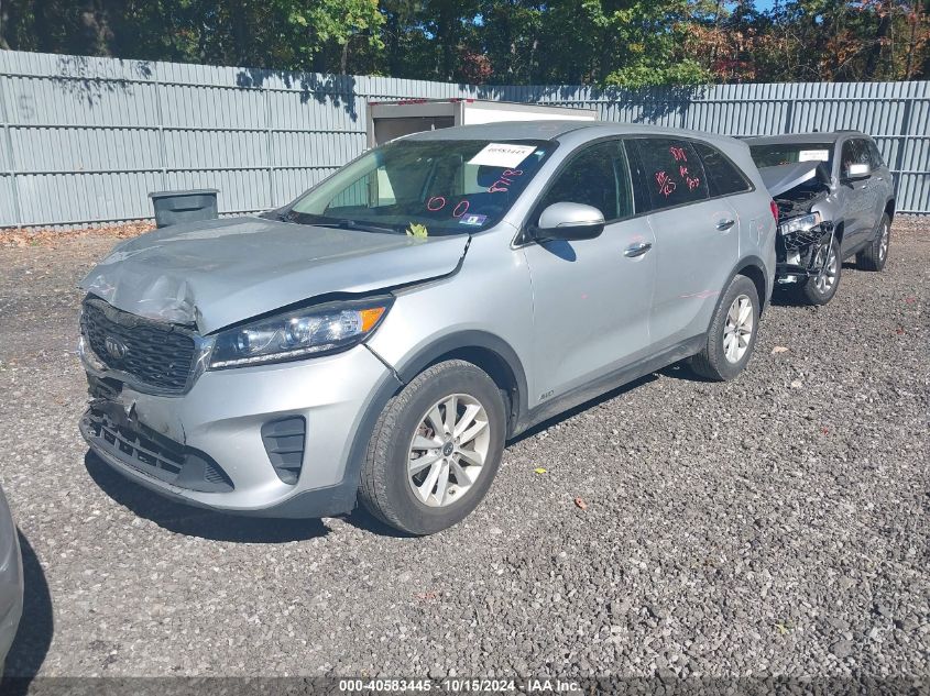 2019 Kia Sorento 3.3L Lx VIN: 5XYPGDA53KG562774 Lot: 40583445