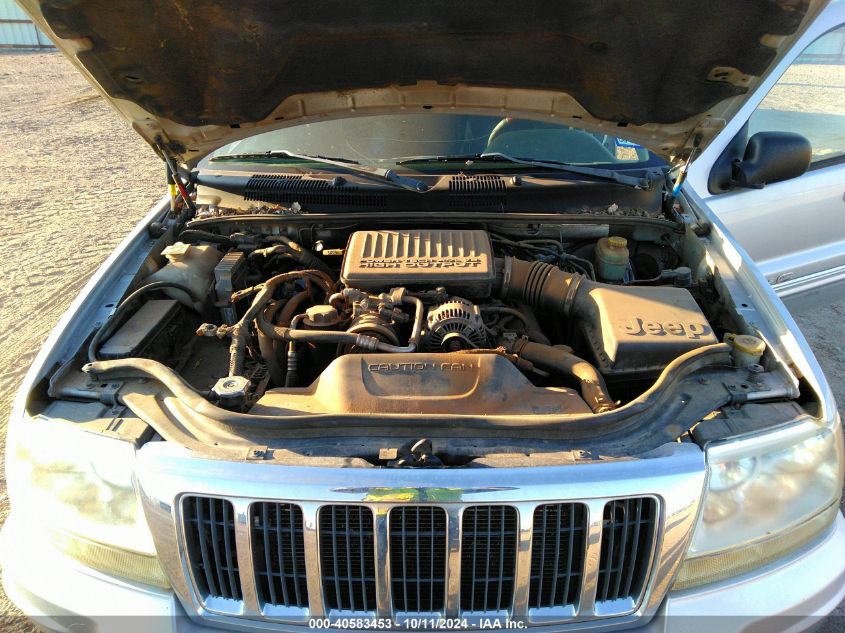 1J8GW68J44C418393 2004 Jeep Grand Cherokee Overland