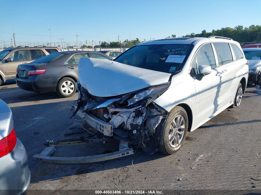 2022 Toyota Sienna Xle VIN: 5TDJRKEC7NS121928 Lot: 40583496