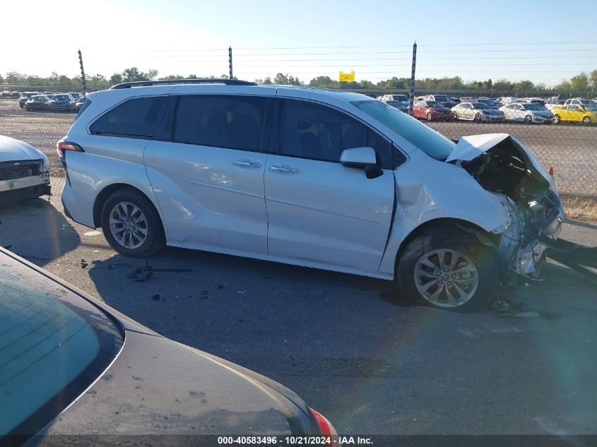 2022 Toyota Sienna Xle VIN: 5TDJRKEC7NS121928 Lot: 40583496