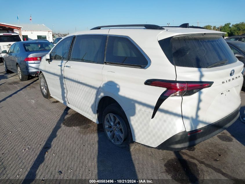 2022 Toyota Sienna Xle VIN: 5TDJRKEC7NS121928 Lot: 40583496