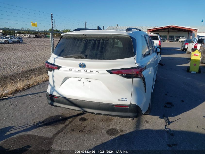 2022 Toyota Sienna Xle VIN: 5TDJRKEC7NS121928 Lot: 40583496