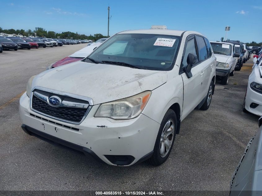 VIN JF2SJAAC9EH456058 2014 SUBARU FORESTER no.2