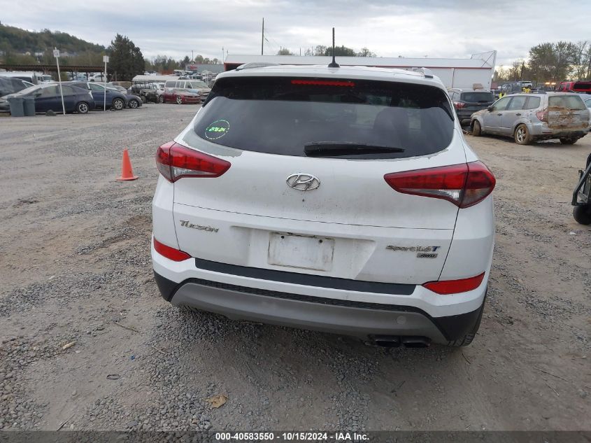 2017 Hyundai Tucson Sport VIN: KM8J3CA21HU310025 Lot: 40583550