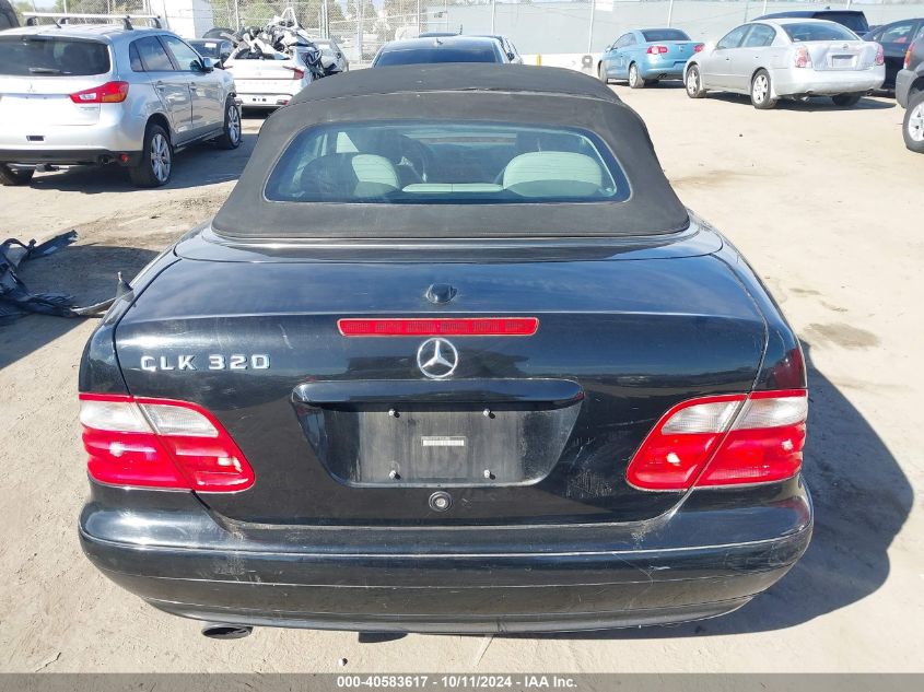 2000 Mercedes-Benz Clk 320 VIN: WDBLK65G9YT033880 Lot: 40583617