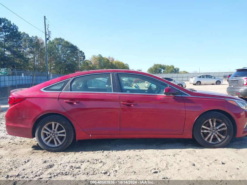 2015 Hyundai Sonata Se VIN: 5NPE24AF7FH207099 Lot: 40583635