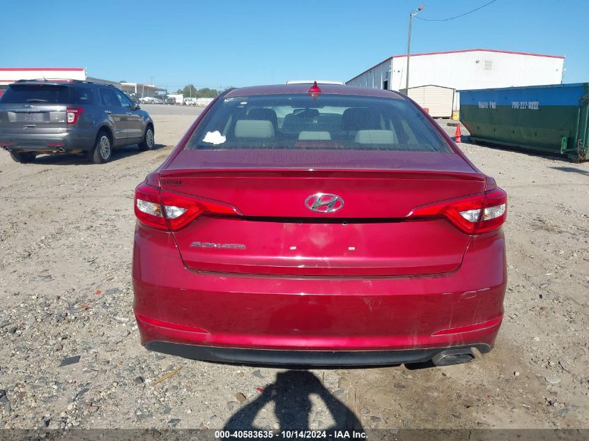 2015 Hyundai Sonata Se VIN: 5NPE24AF7FH207099 Lot: 40583635