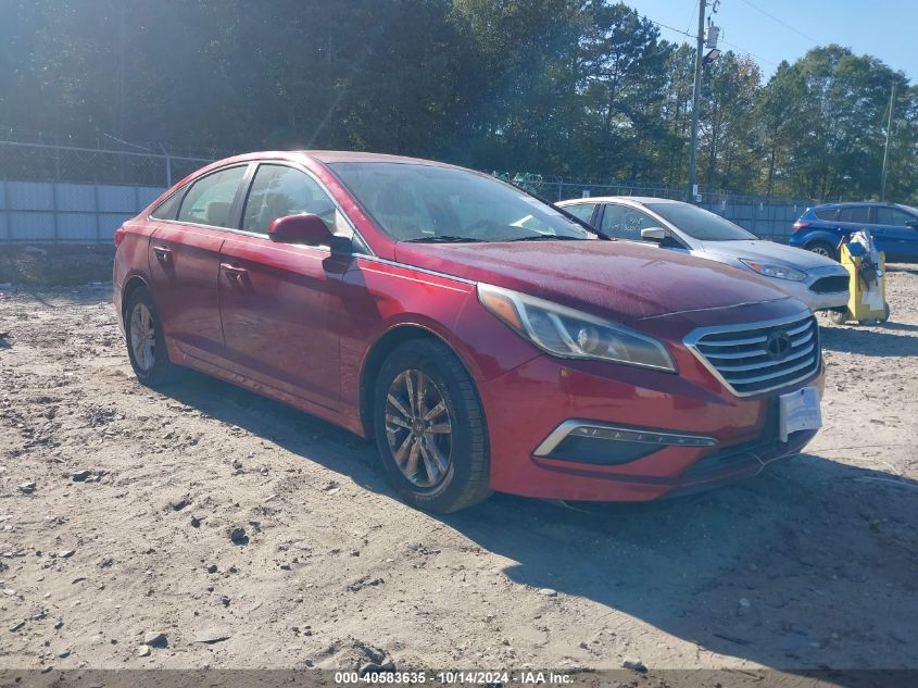 2015 HYUNDAI SONATA SE - 5NPE24AF7FH207099