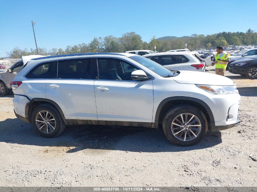 2019 TOYOTA HIGHLANDER XLE - 5TDKZRFH3KS325421