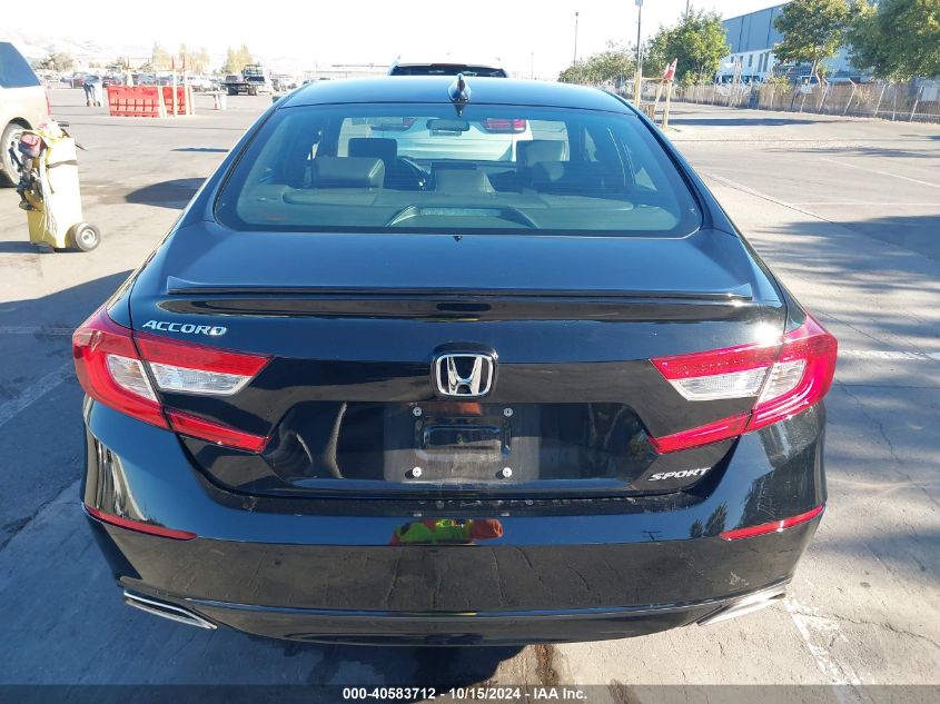 2021 Honda Accord Sport VIN: 1HGCV1F35MA070620 Lot: 40583712