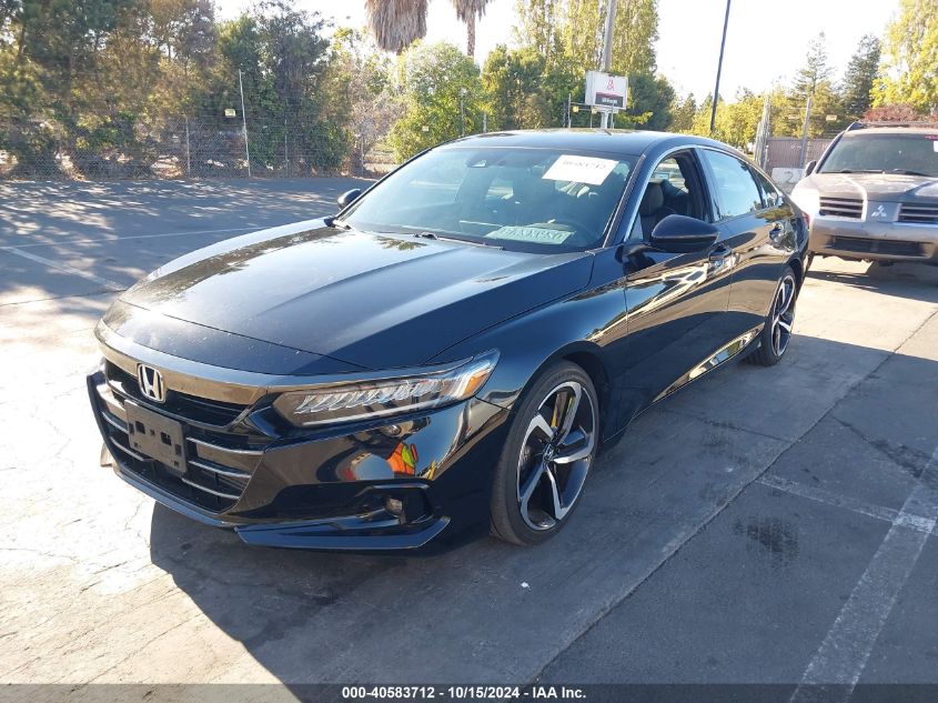 2021 Honda Accord Sport VIN: 1HGCV1F35MA070620 Lot: 40583712