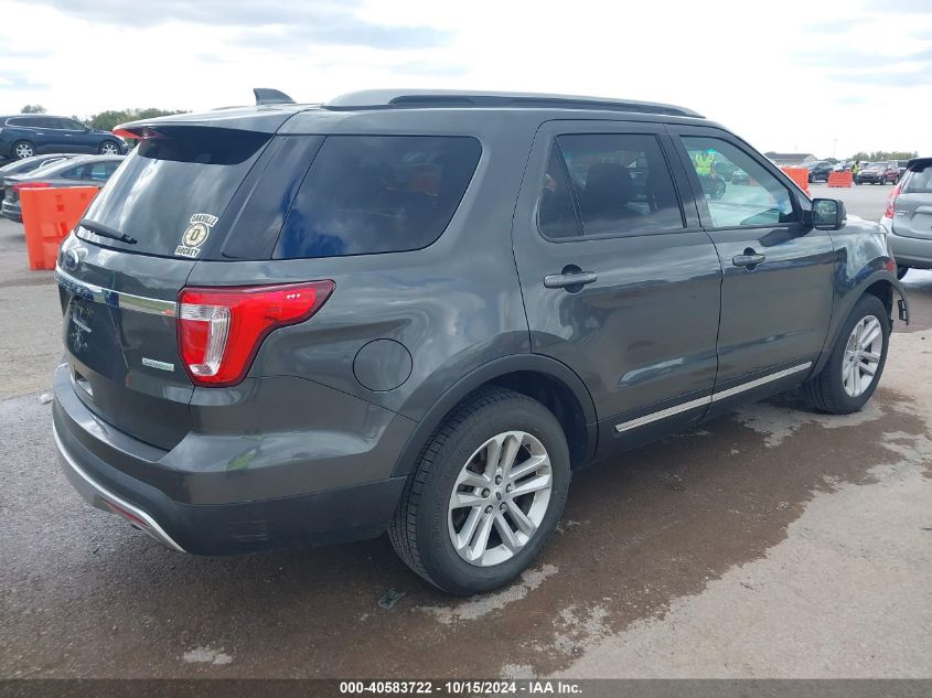 2017 Ford Explorer Xlt VIN: 1FM5K7DH4HGC09622 Lot: 40583722