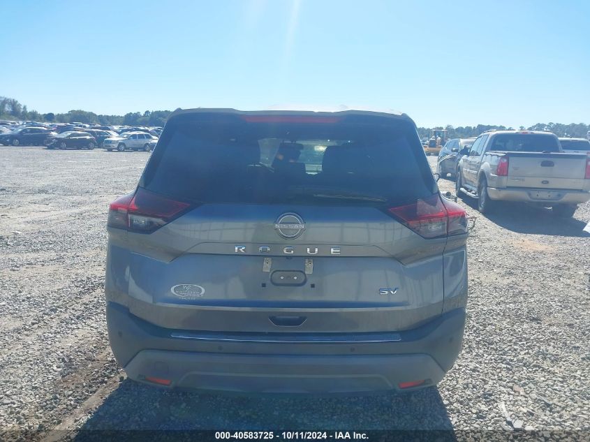 2022 Nissan Rogue Sv Fwd VIN: 5N1BT3BA1NC691757 Lot: 40583725