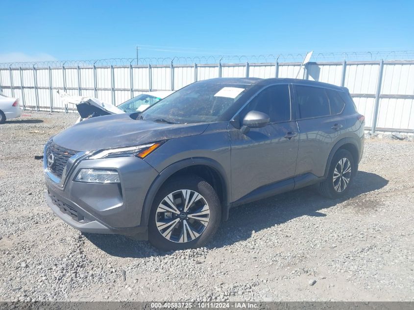 5N1BT3BA1NC691757 2022 Nissan Rogue Sv Fwd